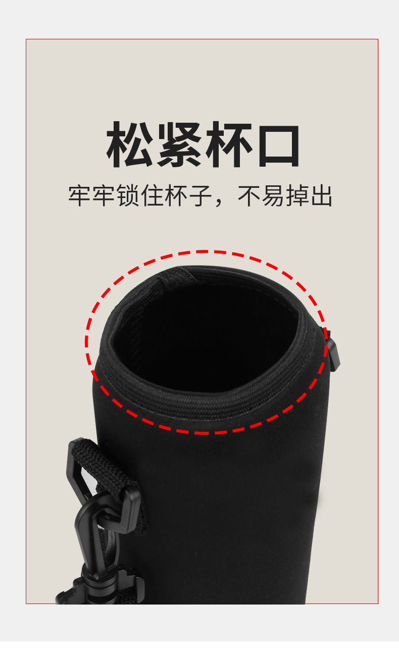 Factory wholesale: Insulated cup covers, thickened cups, heat insulation covers, glass cup protective covers, water cup bags, diving material cup covers pic 7