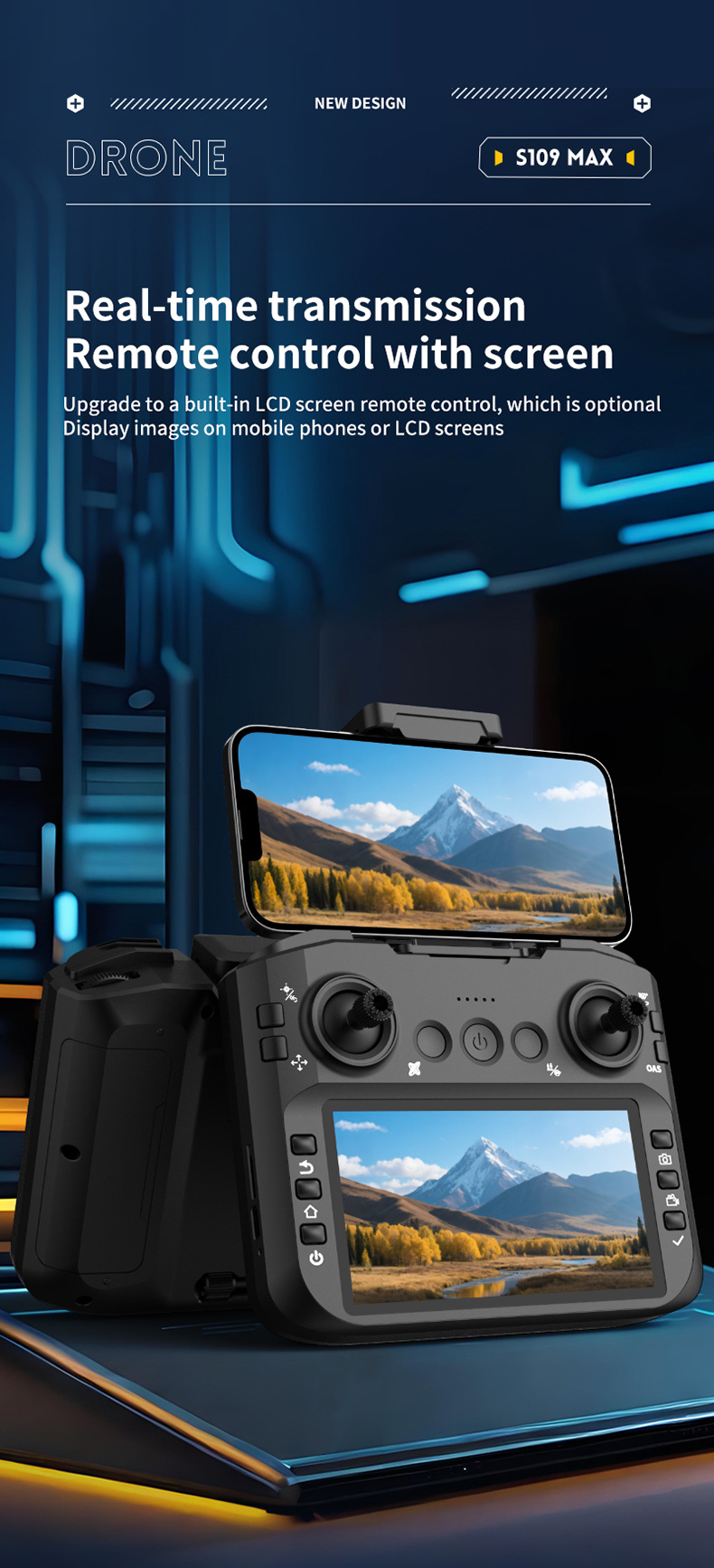 跨境新品迷你无人机航拍四轴飞行器遥控飞机光流高清无刷避障玩具详情5