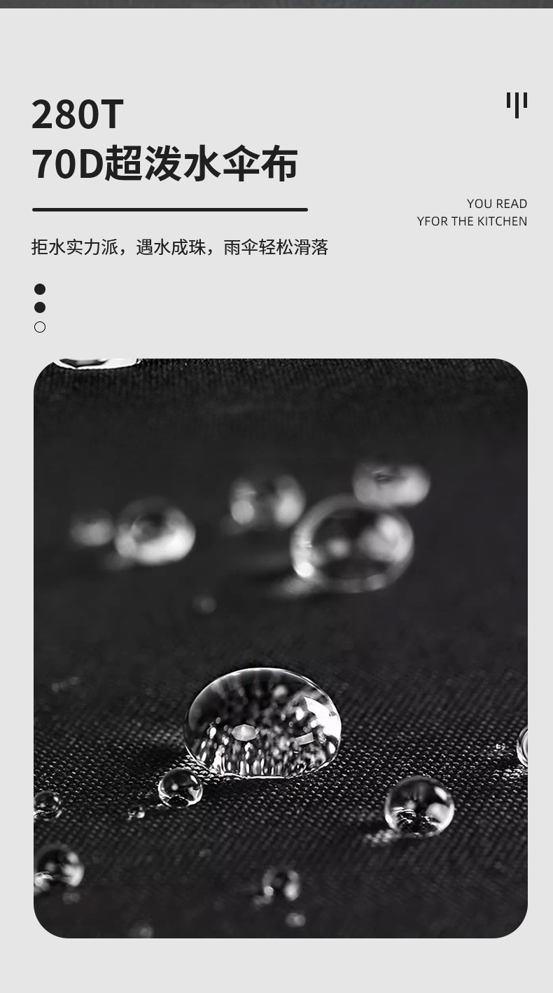 木柄8骨自动伞长柄伞黑胶防晒遮阳伞商务直杆伞加印logo广告伞详情5