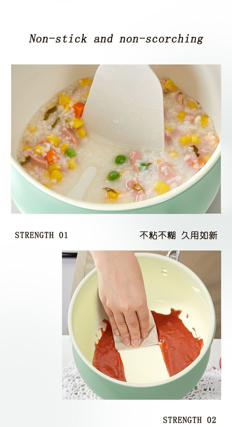 Ceramic small milk pot, household baby food pot, household snow flat pot, ceramic non-stick pot, universal stove, small soup pot pic 8