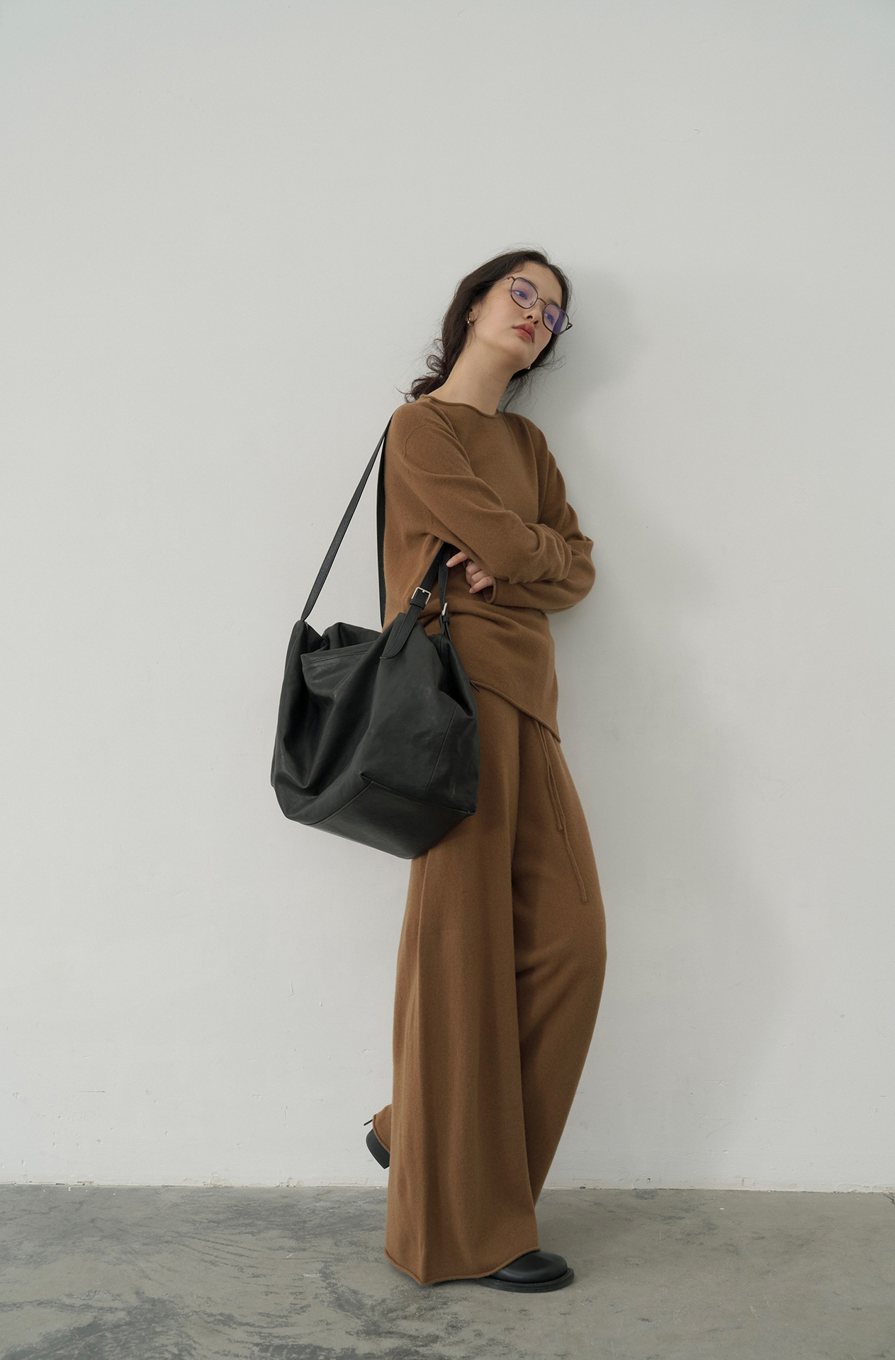 Korean-style seamless one-piece process round-neck pullover cotton and wool sweater, basic base layer for women a1183 in autumn and winter pic 17