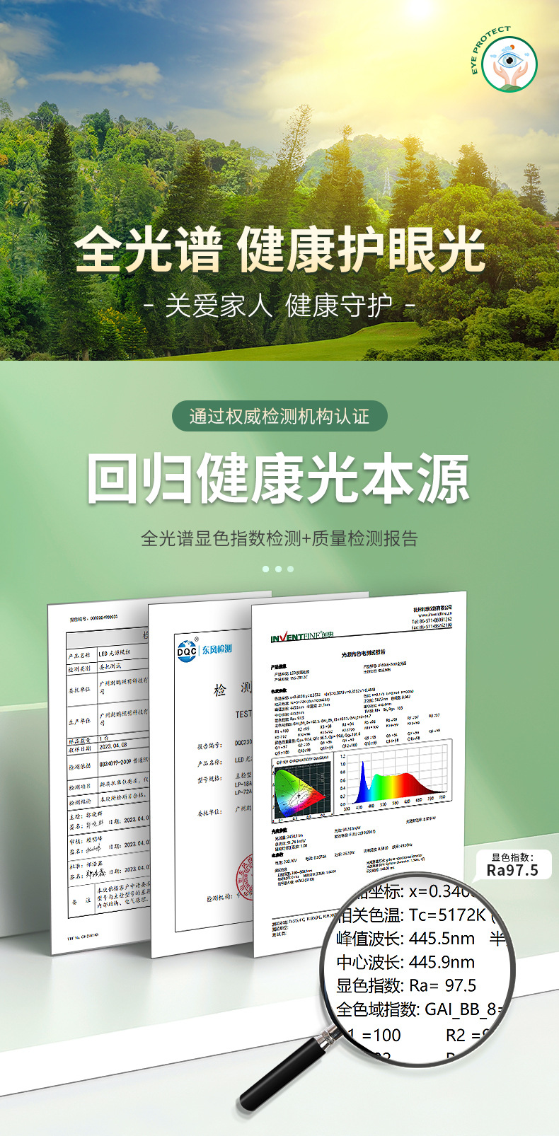 LED吸顶灯灯芯全光谱护眼节能灯盘家用超亮客厅圆形灯板灯珠光源详情3