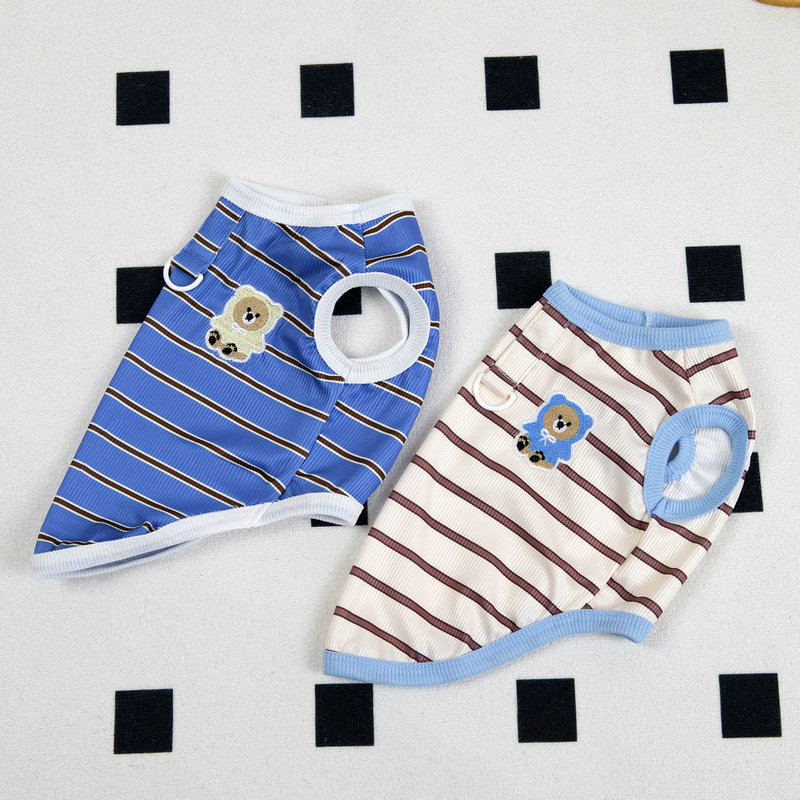 Spring and summer pet clothing: Thin little puppy clothes for cats, small dogs, Teddy puppies, Bichon Frise 2025, Baker vests pic 13