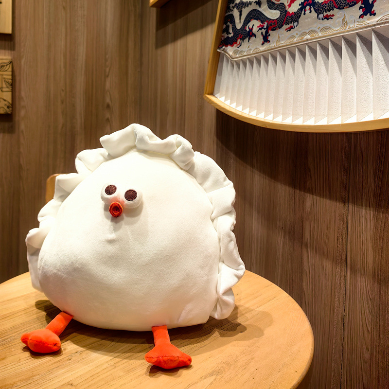 Fun hamburger chicken, stuffed pillow, sandwich chicken doll, funny plush toy, home sofa, personalized decoration pic 4