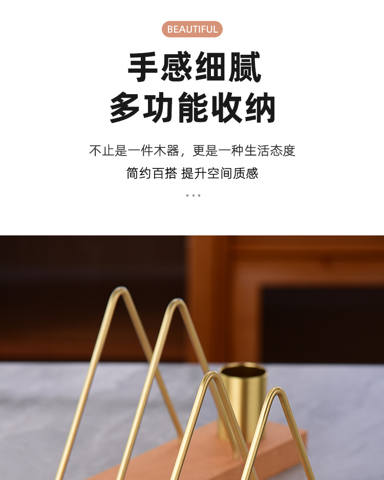 Solid wood creative vertical tissue holder, coffee shop, hotel, restaurant, milk tea shop, napkin holder, simple table tissue seat pic 12