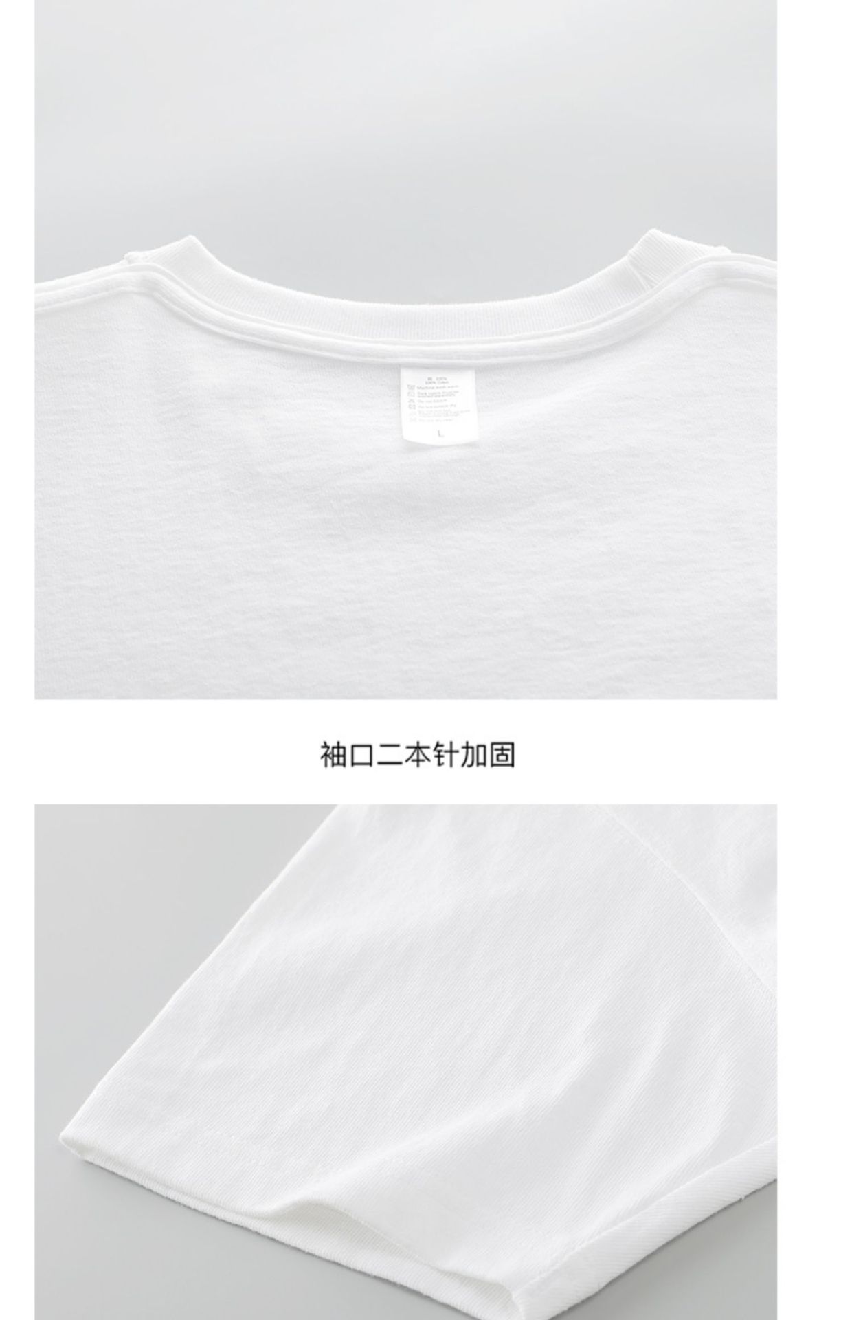 Oversize女装纯棉短袖t恤女宽松夏2025新款半袖胖mm180斤大码显瘦详情5