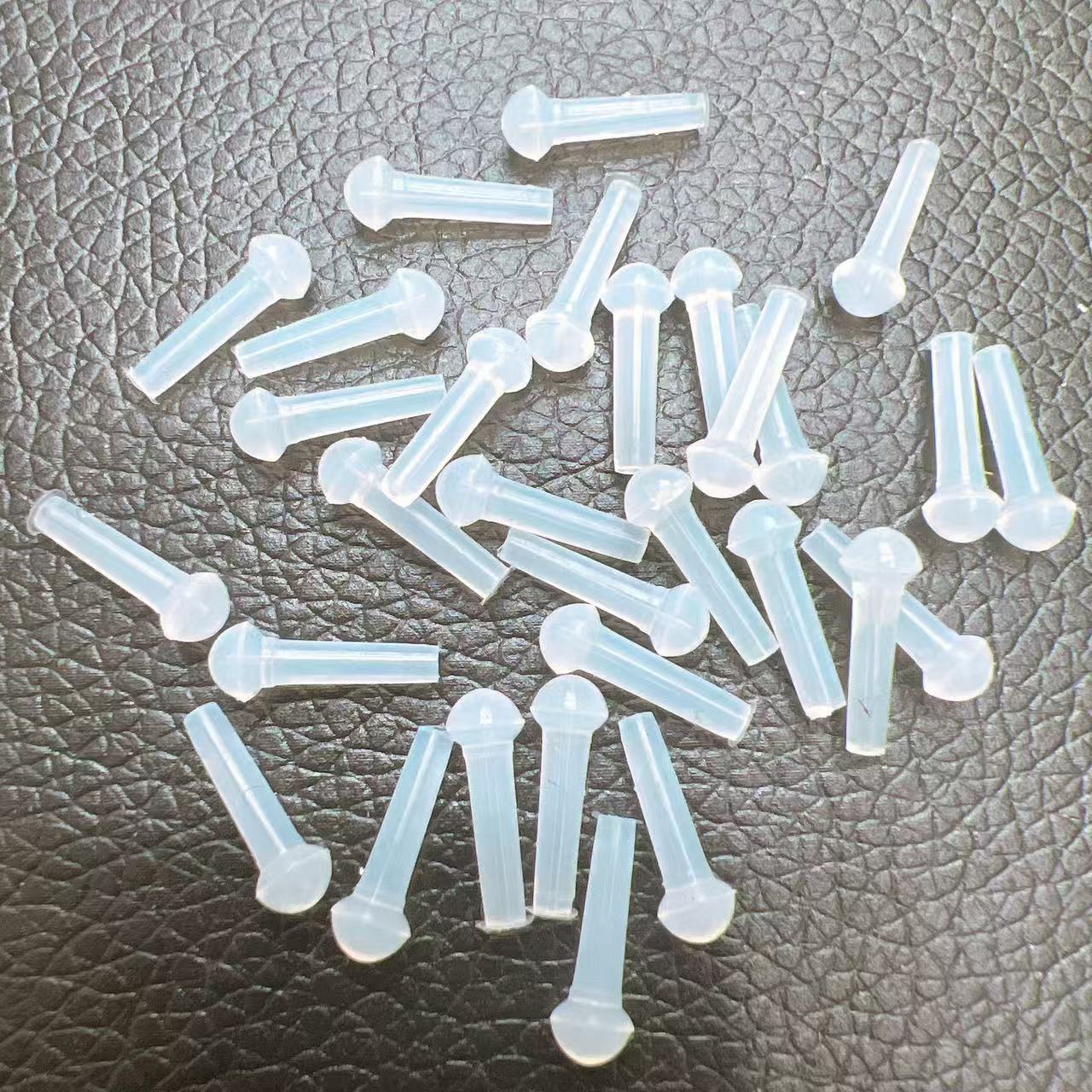 Transparent silicone large ear plugs, eco-friendly hamburger earplugs, DIY ear accessories, ear caps, ear stud plugs, rubber and plastic parts, plastic plugs, foot plugs pic 2
