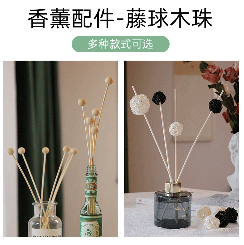 Wholesale of cross-border diffuser sticks, flameless aromatherapy plant rattan evaporation sticks, deodorizing flower water, perfume, and aromatherapy stick accessories pic 12