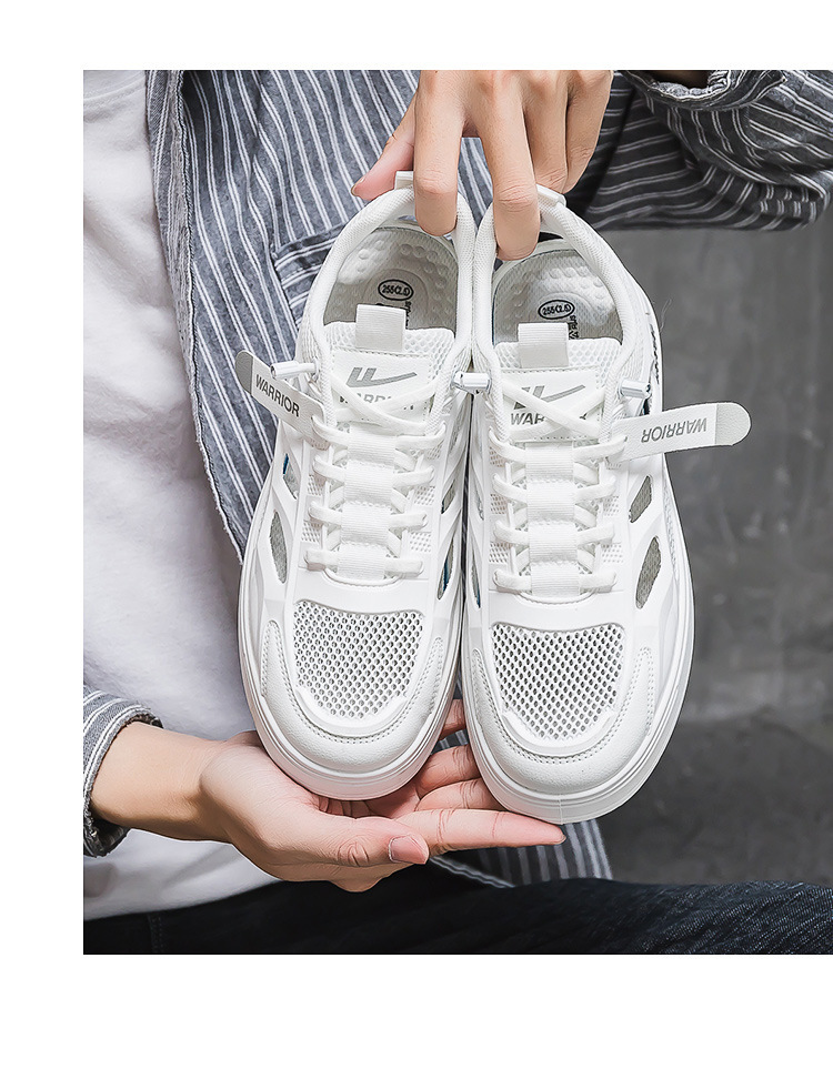 回力男鞋夏季2024年新款网面透气板鞋秋季潮流男士休闲小白鞋镂空详情16