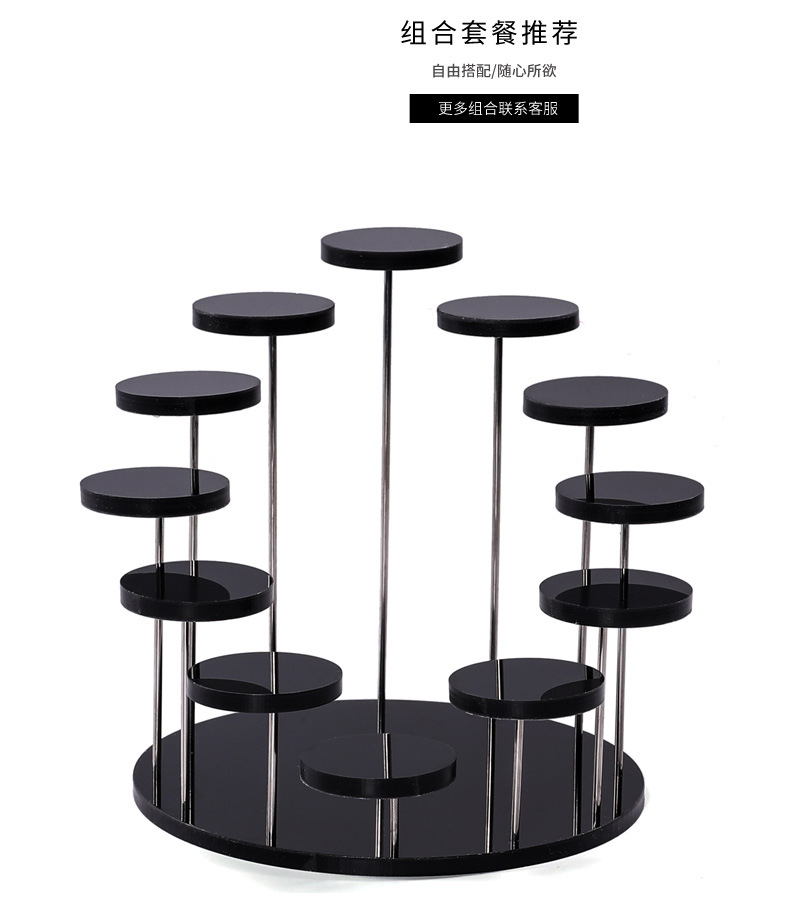 首饰手办展示架戒指阶梯展示台耳钉耳环架手镯手链展示摆件戒指架详情6