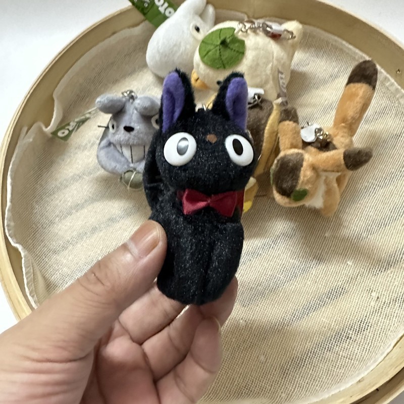 宫崎骏周边龙猫巴士黑猫琪琪龙猫毛绒公仔玩偶包包小挂件钥匙扣详情17