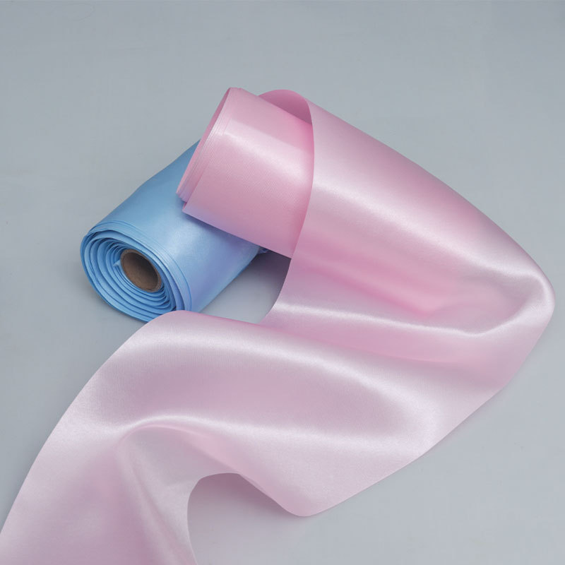 15cm multi-color ribbon wedding chair back decoration ribbon gift packaging ribbon bow textile fabric pic 7