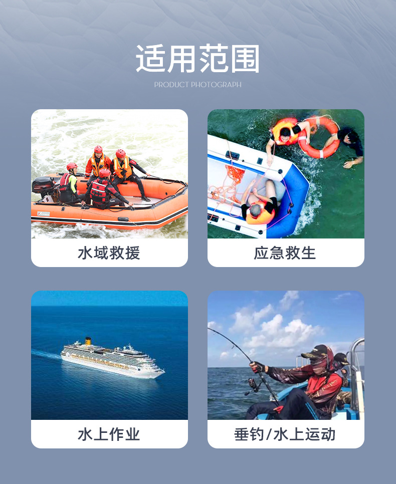 水域救援救生衣大浮力户外漂流救生衣海钓激流救援衣消防救生马甲详情13