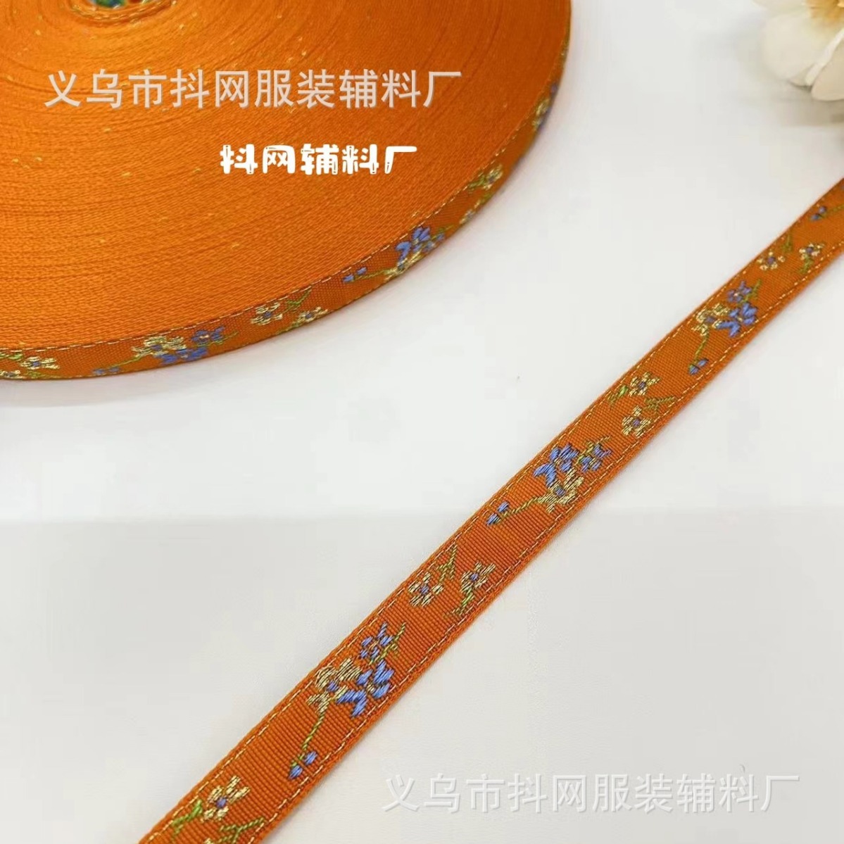 1公分春款民族花边提花刺绣织带发饰头饰鞋帽包边带舞台服装材料详情5