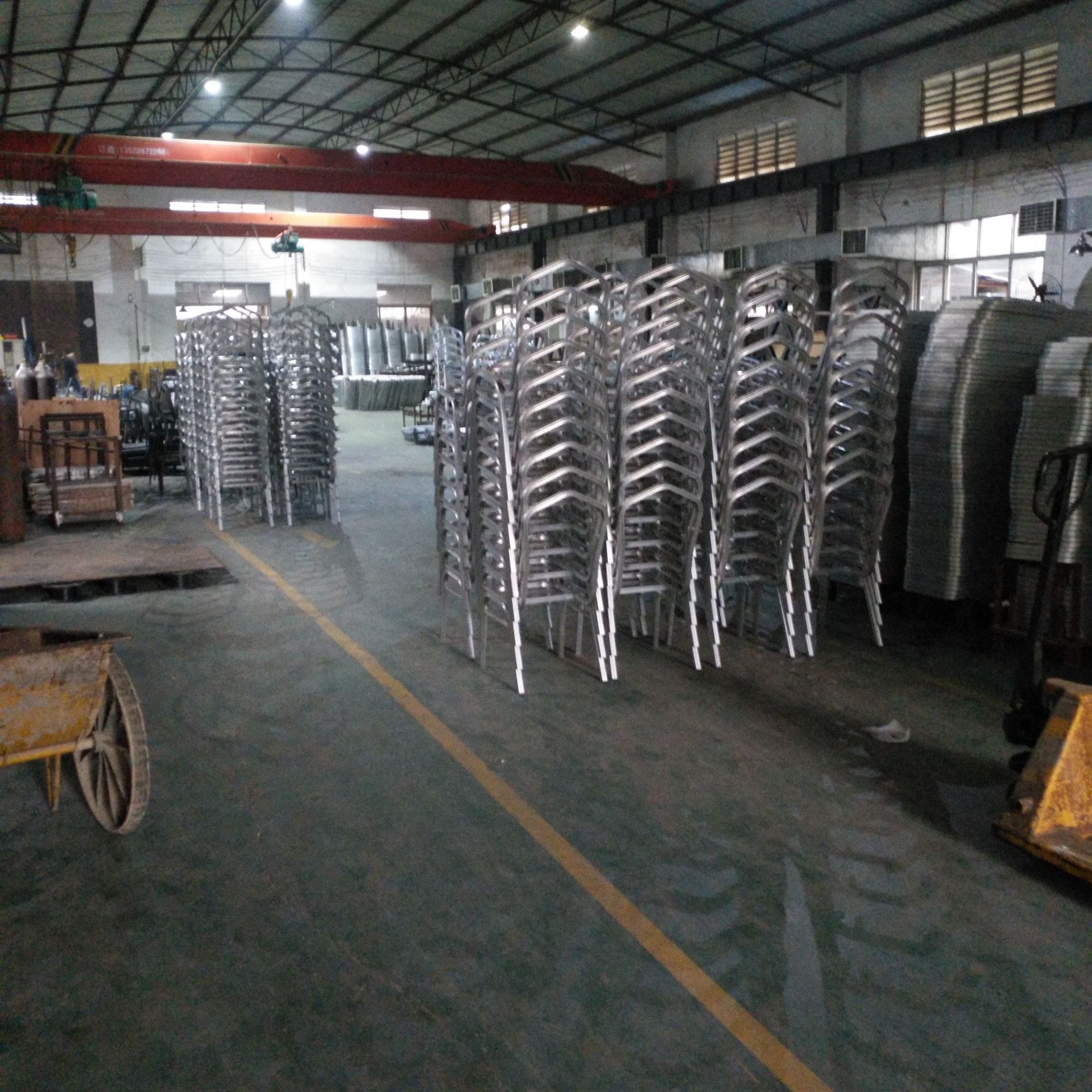 星辰工厂批发酒店餐厅铝合金宴会椅婚庆礼堂贵宾会议软包靠背椅子详情24