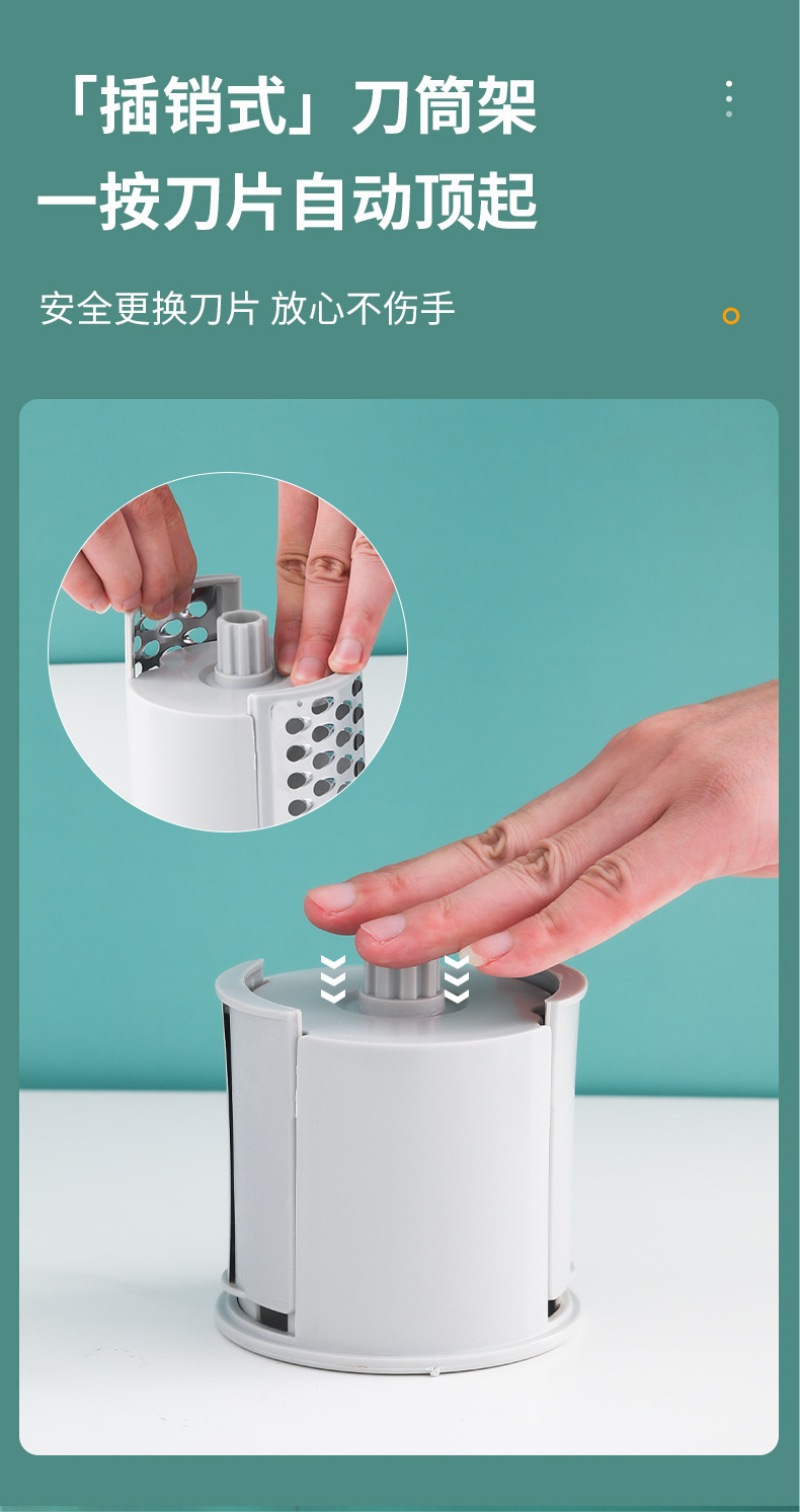 Cross-border Storm Multi-functional vegetable slicer, a household hand-cranked roller vegetable slicer, a potato shred, slice and slicer pic 5