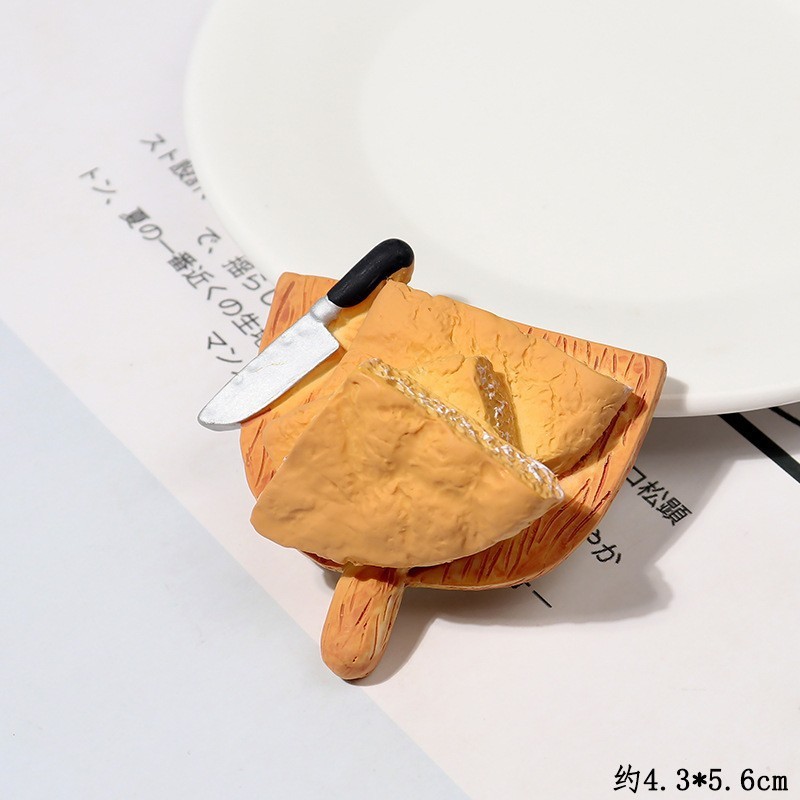 Ins-style cute food toys: carrot bread slices, pumpkin soup, fridge magnets, magnetic stickers, creative 3D personalized food toys pic 6