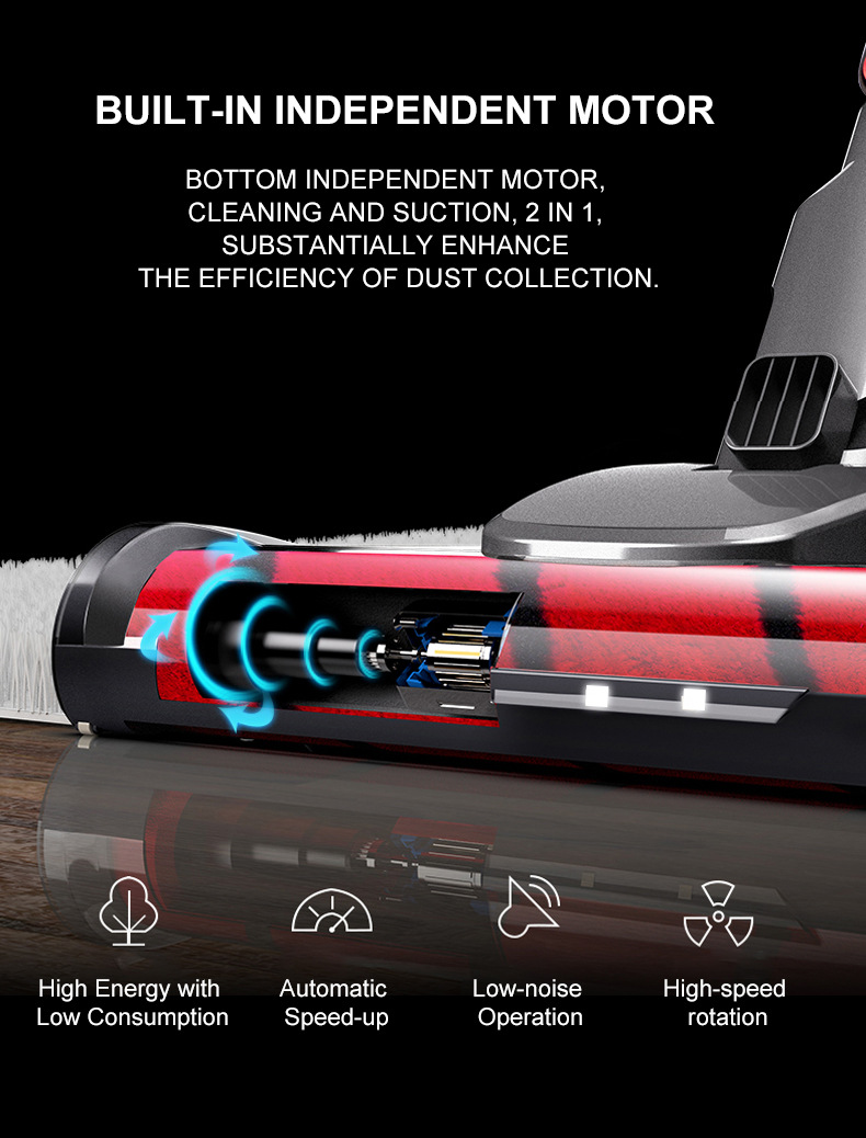 Handheld vacuum cleaner, high-power car wireless, super strong suction, dual-purpose car and home, mini handheld portable pic 5