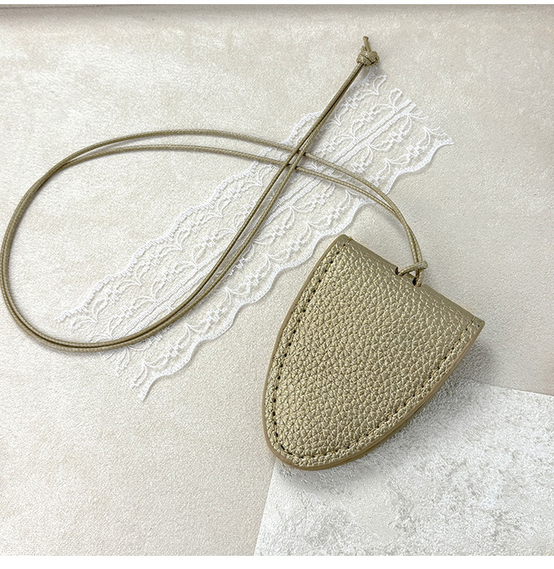 2025新款春天色pu皮革磁吸挂脖眼镜包项链韩系长款墨镜挂件眼镜夹详情6