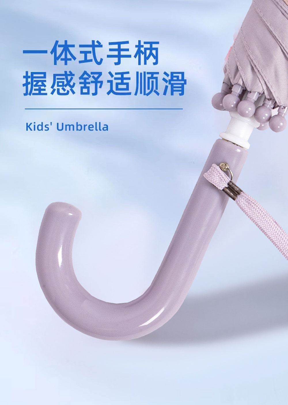 日式手动推拉式儿童长伞霸王龙恐龙独角马小孩幼儿园雨伞3D立体详情19