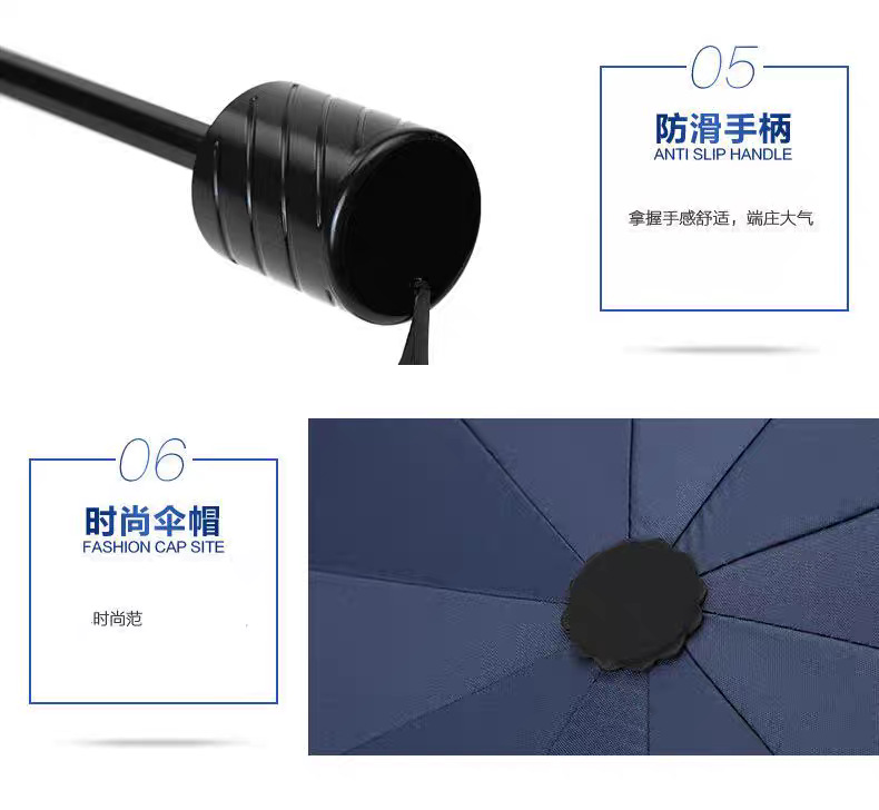 大号超大雨伞男女双人手动晴雨两用折叠伞学生加厚黑胶防晒遮阳伞详情17