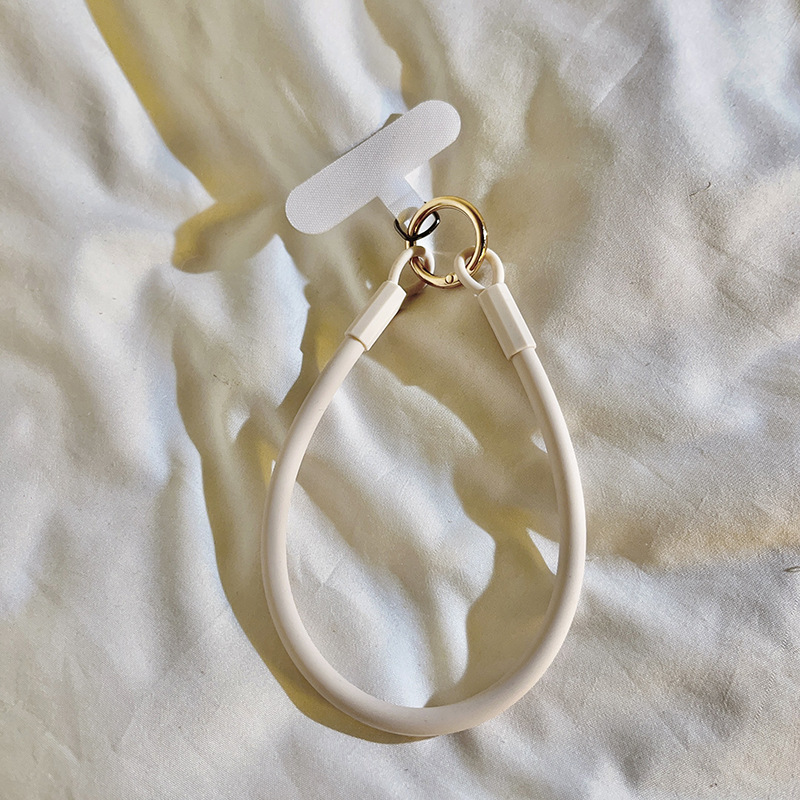 Simple orange single-buckle bracelet, phone case, pendant, ins keychain, schoolbag pendant, phone case, universal for women pic 15