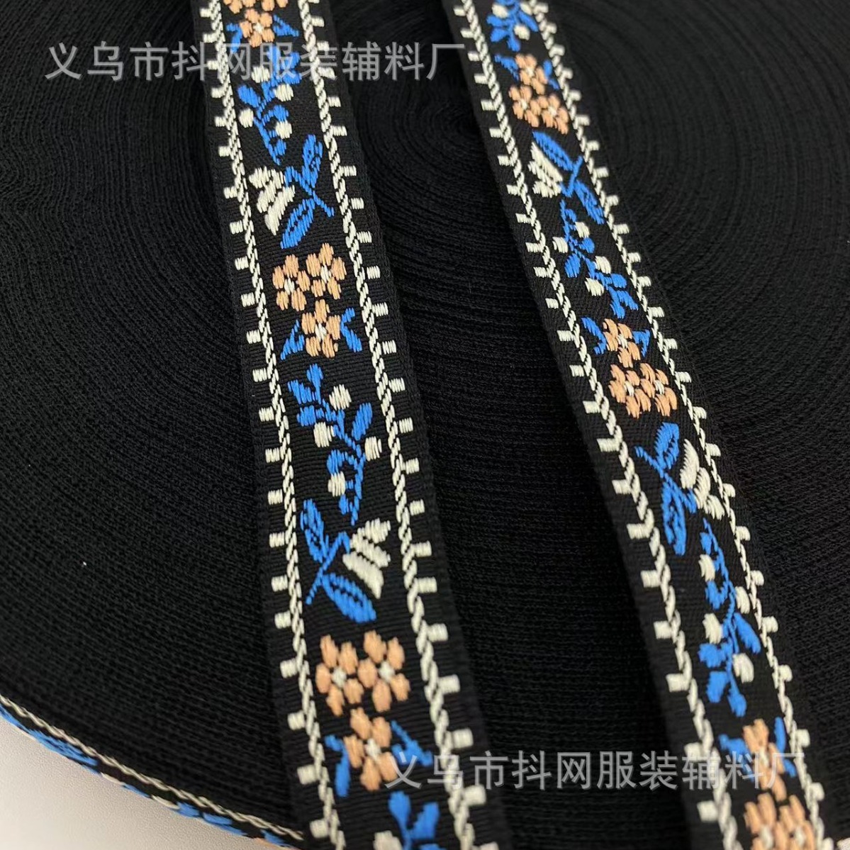 现货1.7cm民族风提花织带民族服饰服装DIY辅料刺绣织带厂家直供详情7