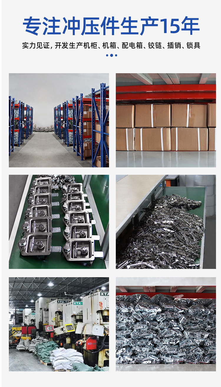 固安利304不锈钢弹簧插销加厚工业重型插销货车门栓车厢门铁插销详情8
