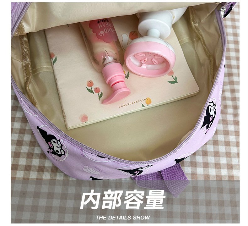 卡通幼儿园书包儿童宝宝小背包3-6岁school bag可爱库洛米双肩包详情14