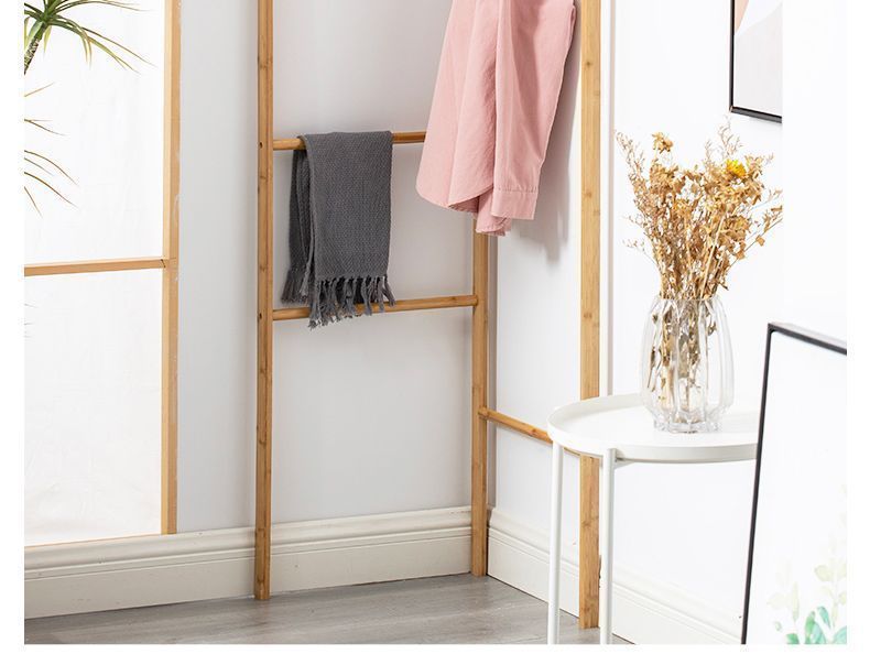 实木衣帽架落地卧室家用挂衣架角落多功能简易置物鞋架一体收DRF详情28