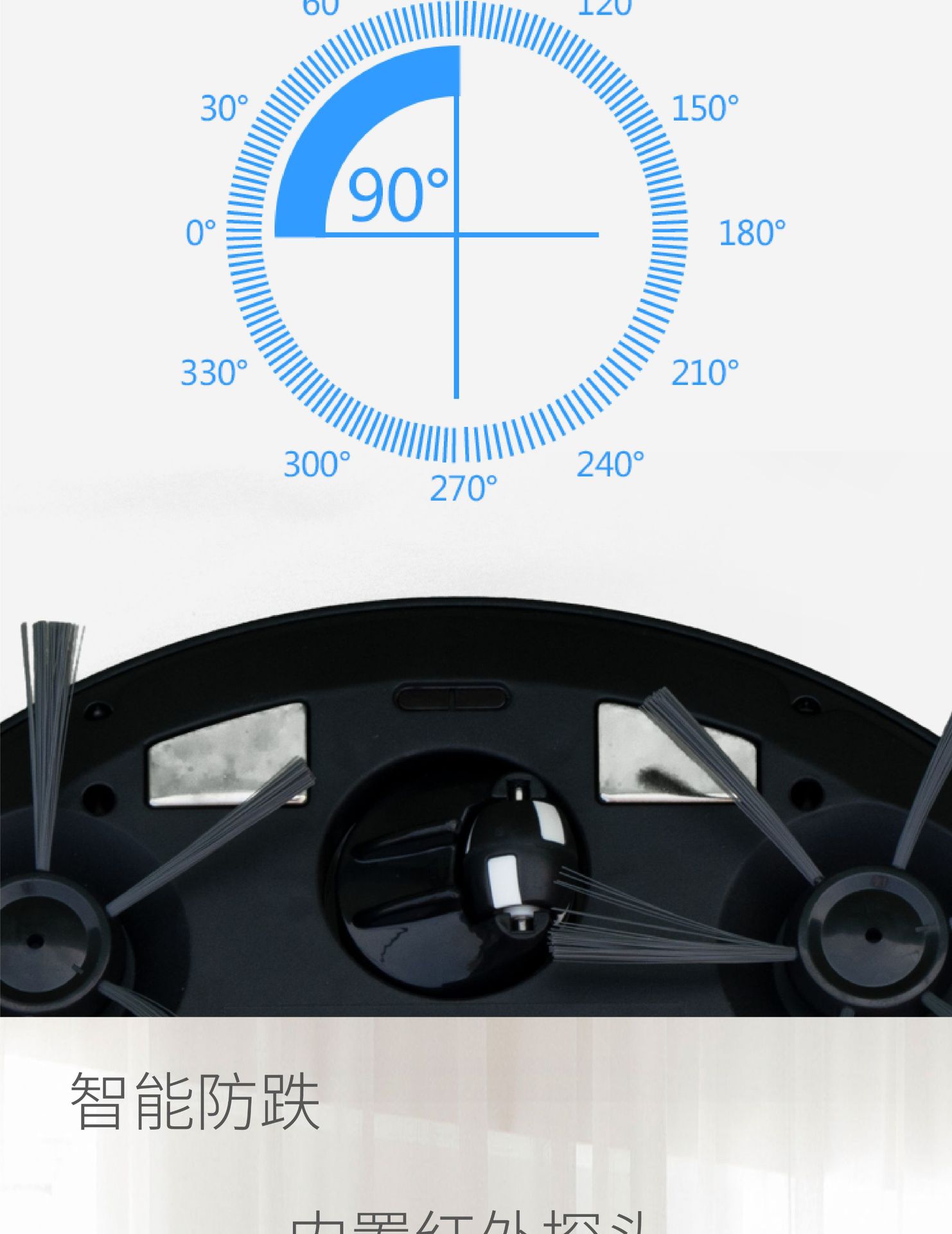 跨境扫地机器人 商用无线智能清洁机 三合一吸尘器小礼品家电批发详情13