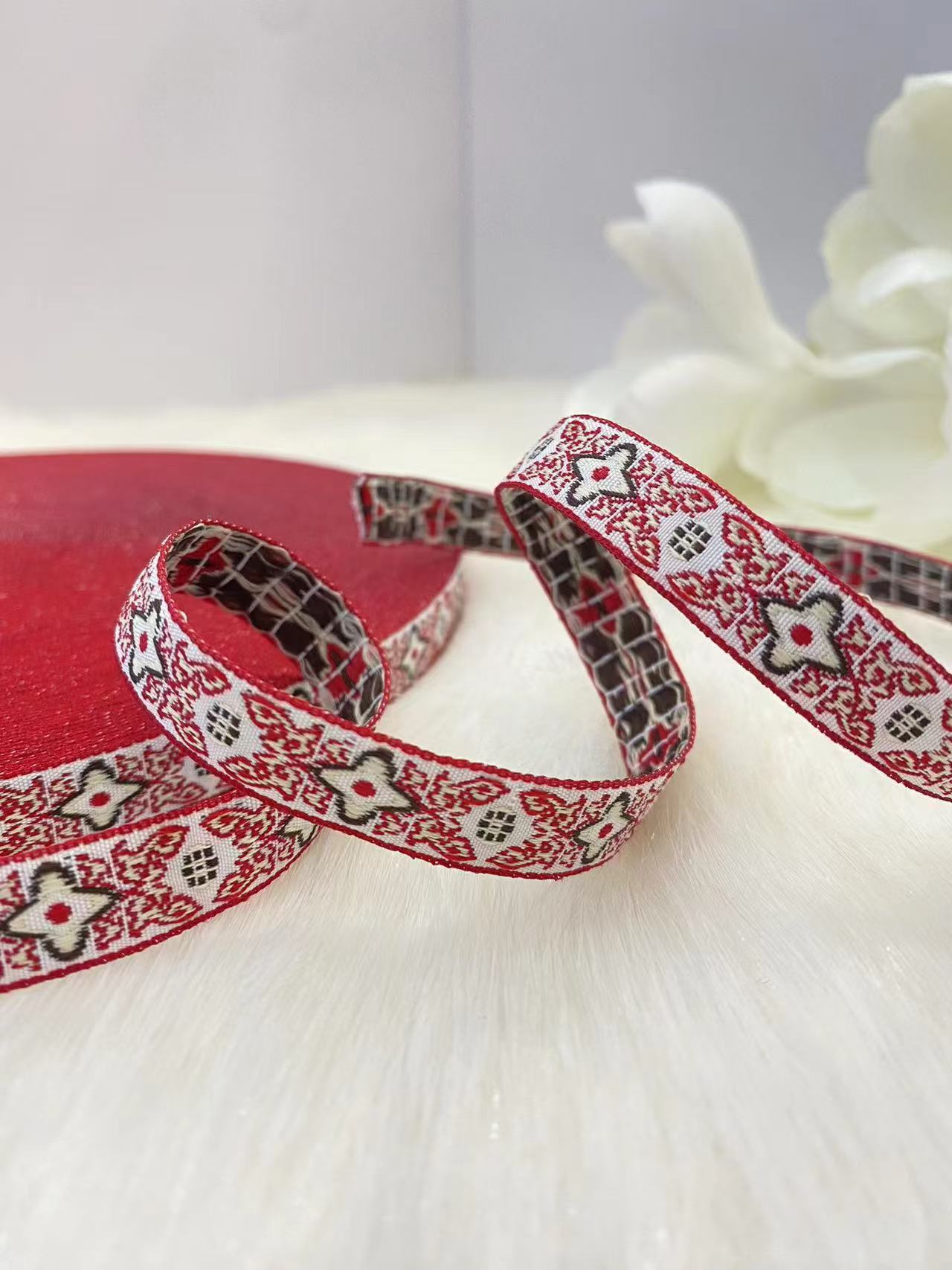 多种款式现货民族风提花刺绣织带新春发饰头饰辅料批发厂家直供详情29