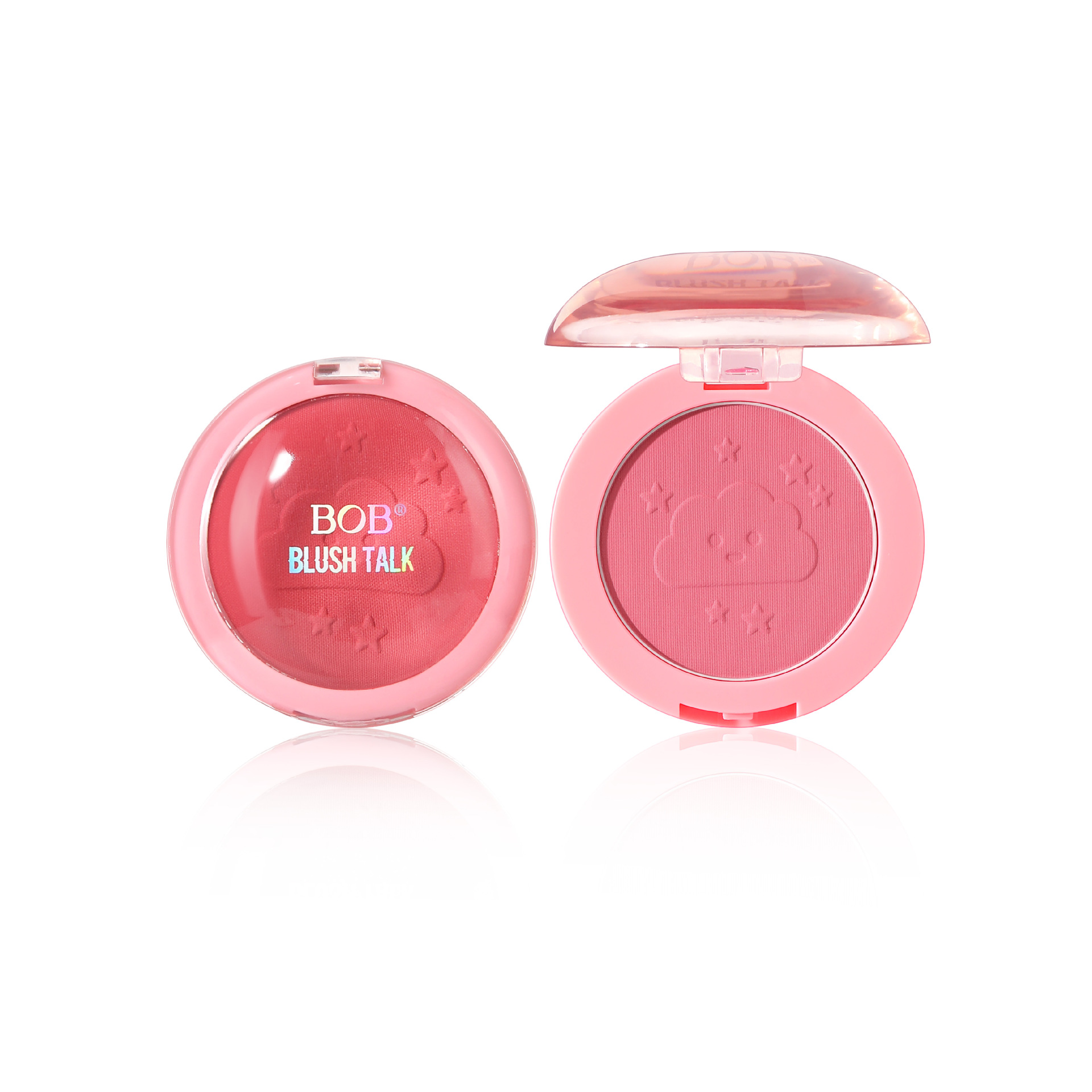Cross-border bob Puffy, soft and misty blush, cheek color, pleasant atmosphere, matte and matte look, long-lasting makeup, girlish pink blush powder pic 6