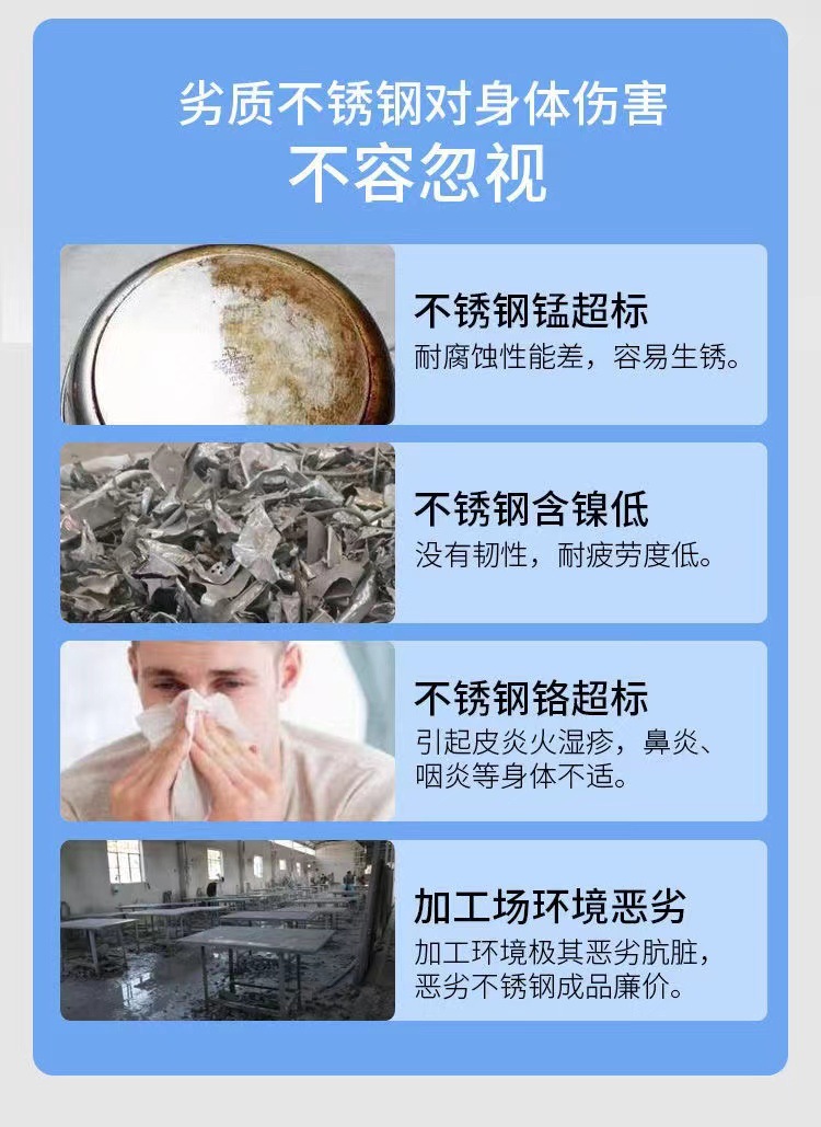 跨境亚马逊1010不锈钢304牛排刀叉勺子酒店西餐具 家用调羹汤匙勺详情1