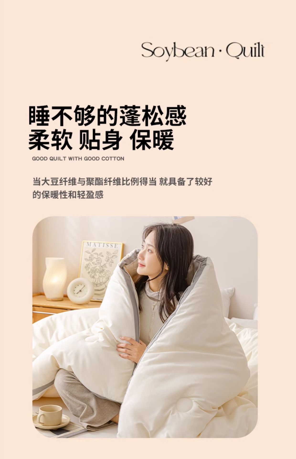 大豆纤维被子冬被加厚保暖棉被芯单人春秋被四季通用秋冬季被褥天详情22