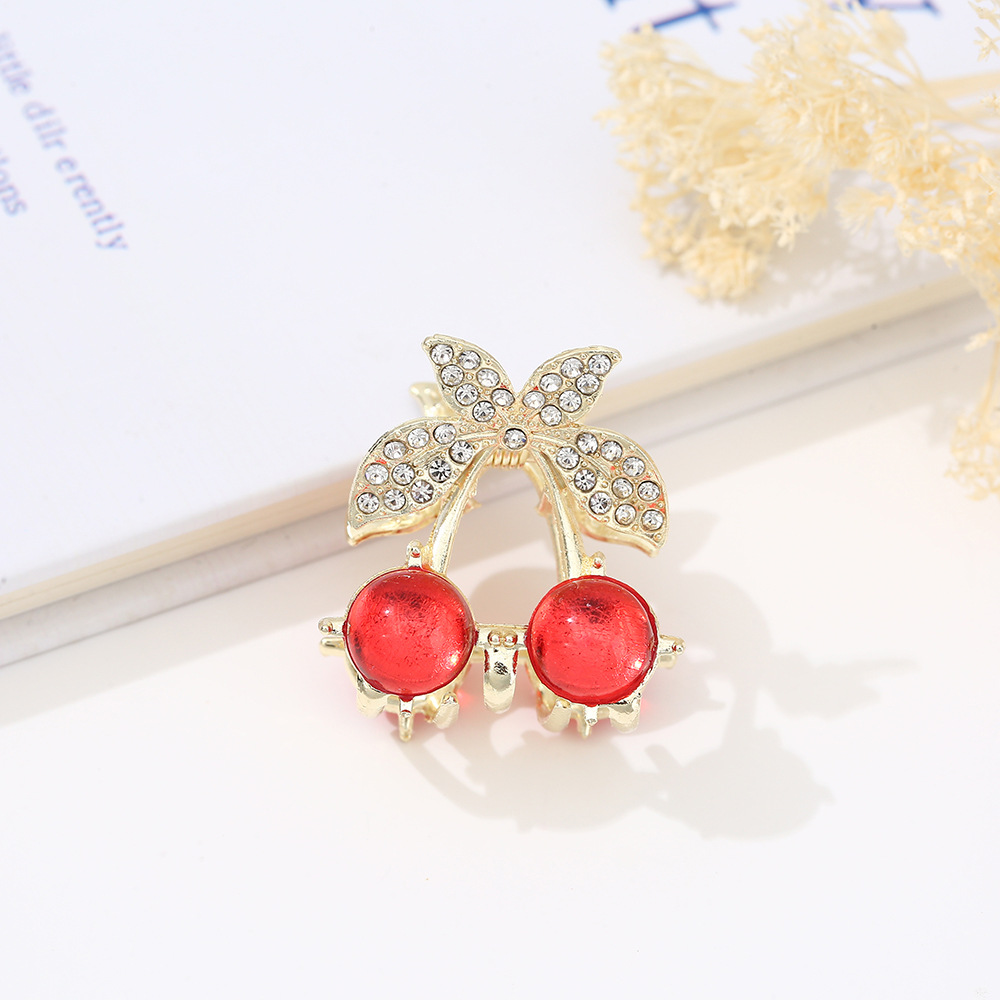 发夹夏季花朵抓夹女 可爱甜美合金半扎发小夹子小女孩鲨鱼夹批发详情23