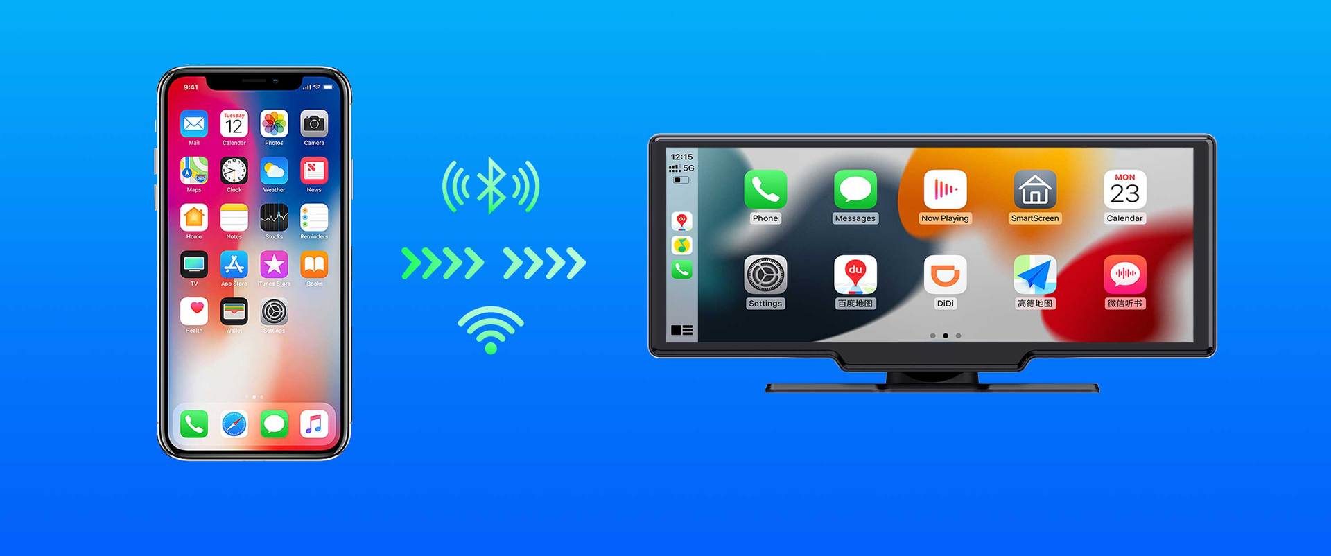 新款10.26无线carplay光感车载wifi导航gps汽车ADS行车记录仪高清详情24