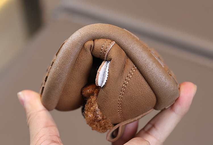 儿童棉鞋2025冬季新款男女童卡通小狗勃肯鞋加绒保暖中小童雪地靴详情16