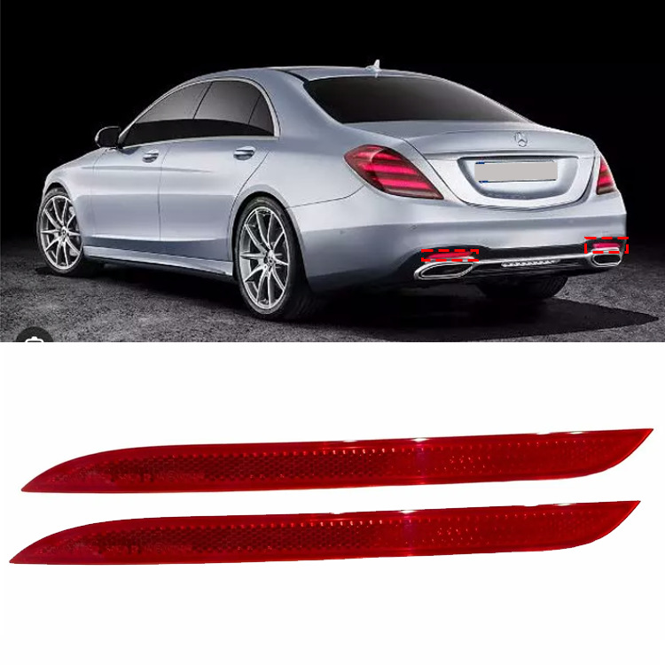 Applicable to the rear bumper reflector strips of the 2019-20 Mercedes-Benz S-Class W222 2228200374 2228200474 pic 2
