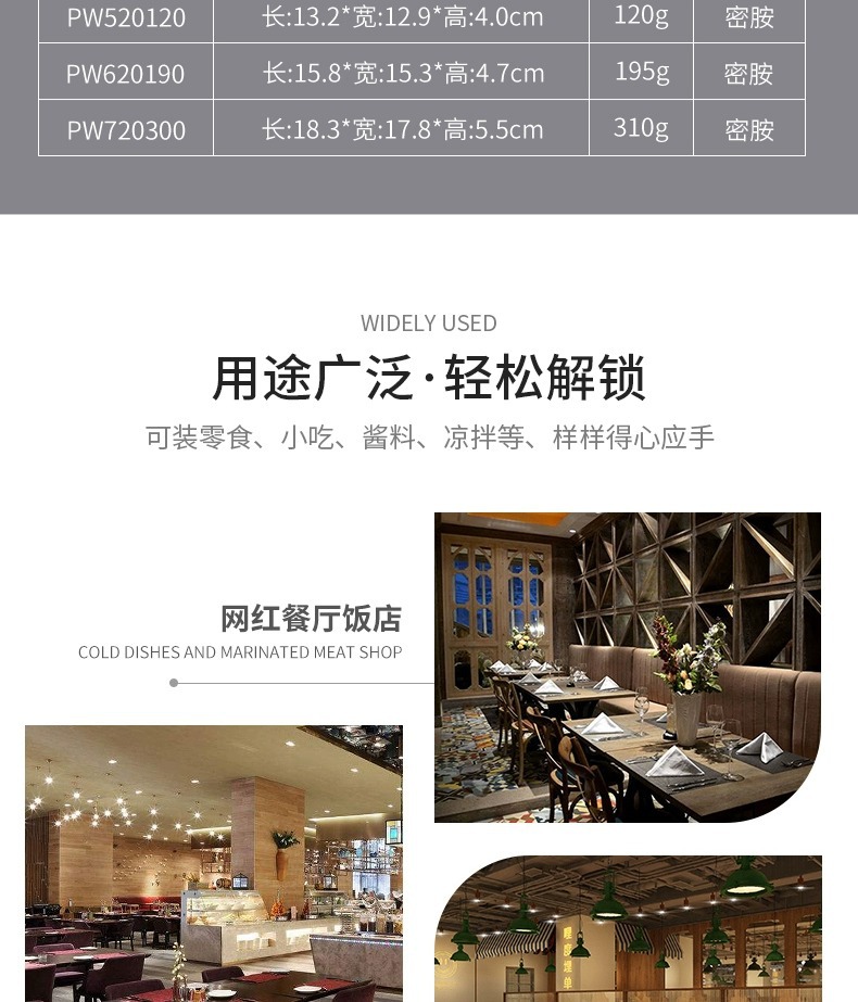 密胺小碟子塑料四方形小盘子快餐小菜碟调料味碟小吃盘商用详情7