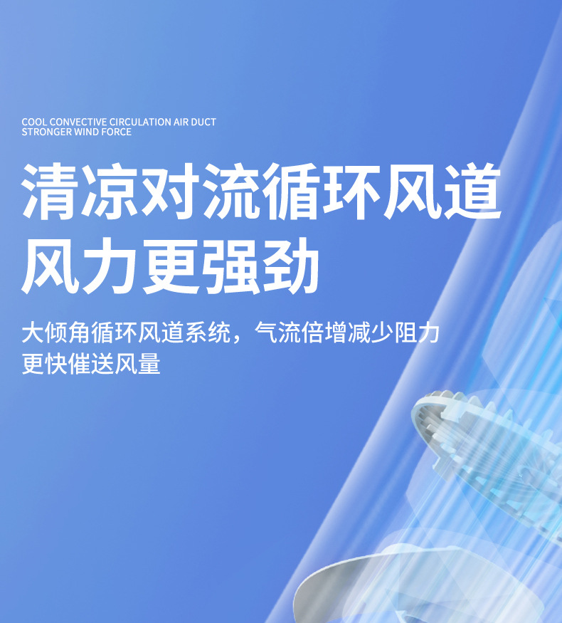桌面空气循环扇电风扇小型家用轻音大风力台式电扇学生宿舍办公室详情15