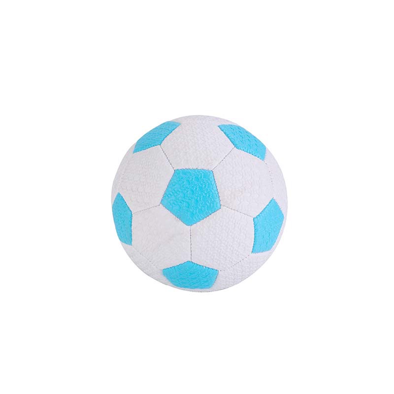 外贸出口5号PU麻纹机缝足球加厚防爆中小学生训练比赛足球详情1