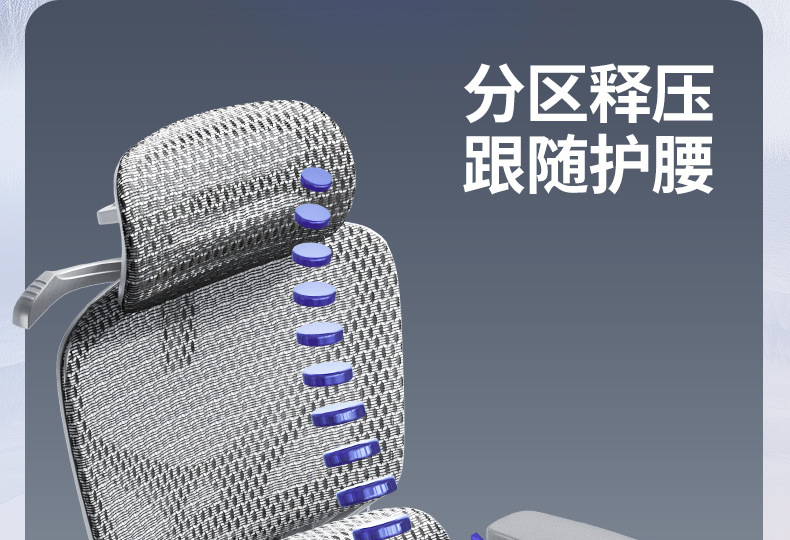 人体工学椅舒适久坐电脑椅家用办公午睡两用座椅宿舍电竞椅子 家装建材 商业办公家具 办公椅 电脑椅详情13