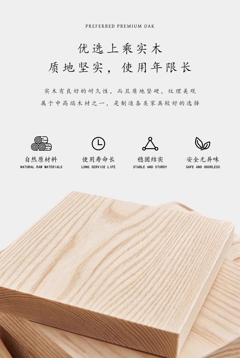 Chinese-style solid wood printed fabric table lamp, decorative table lamp for living room, bedroom and bedside, eye-protecting lamp for homestay, hotel and study pic 4