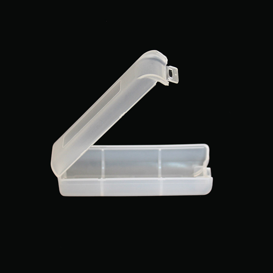 Single-section extended pointed 18650 battery box, 18650 storage box, 21700 plastic box, PP box pic 4