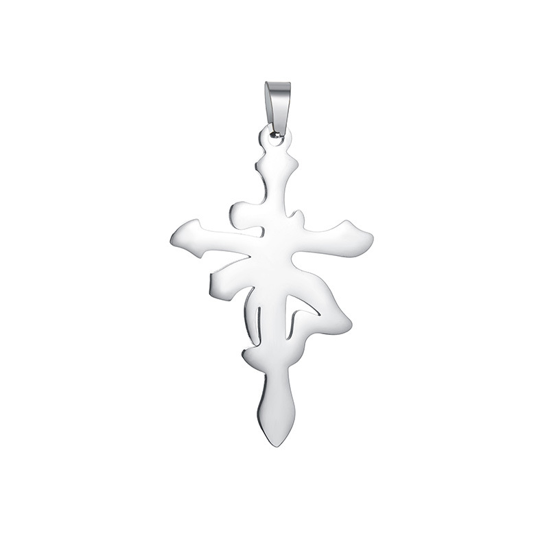 Half-price clearance sale of 36-style cross pendant and stainless steel cross necklace from the source factory for wholesale in stock pic 31