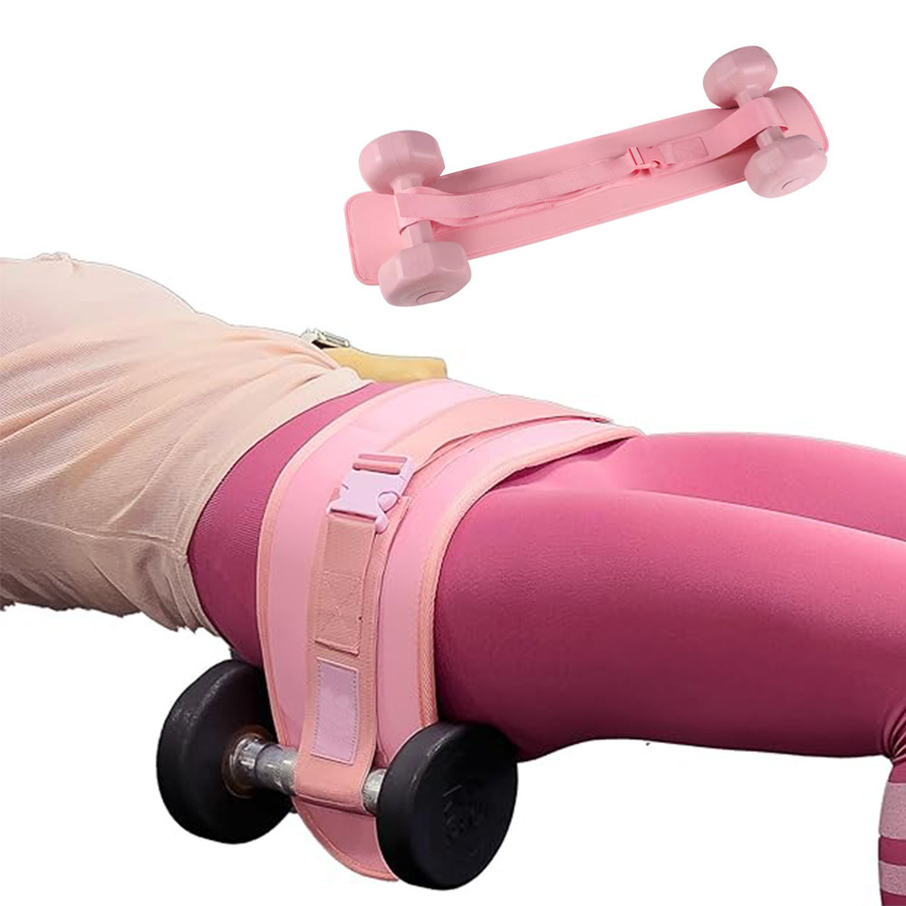 Hip bridge belt, hip training for men and women, dumbbell weight training, auxiliary thrust weight belt, fitness hip lifting and shaping belt pic 3