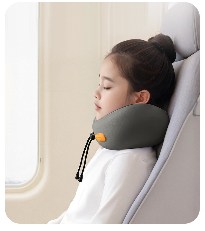 儿童u型枕旅行护颈枕便携3岁宝宝学生高铁长途飞机睡觉神器车用详情14