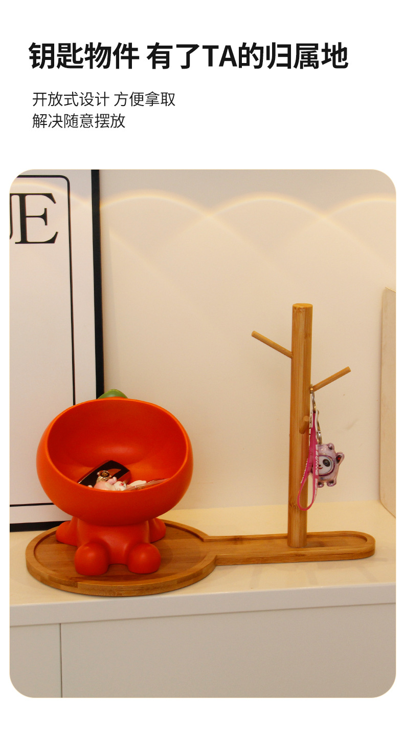 Cute cream-style, everything goes well. Key storage for the entrance hall, home decorations, and a fruit plate for the living room pic 7