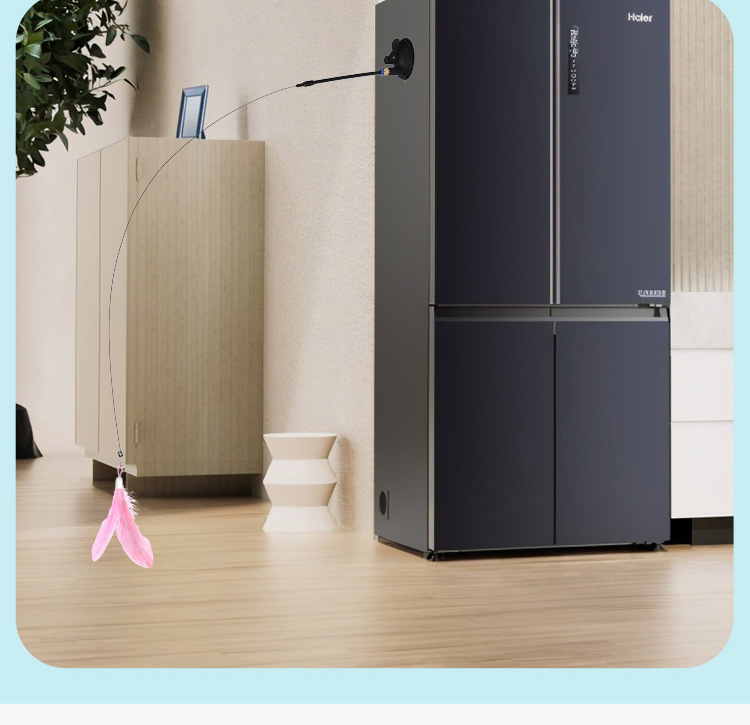 猫玩具强力吸盘逗猫棒长杆自嗨解闷耐咬猫咪玩具可替换头宠物用品详情8